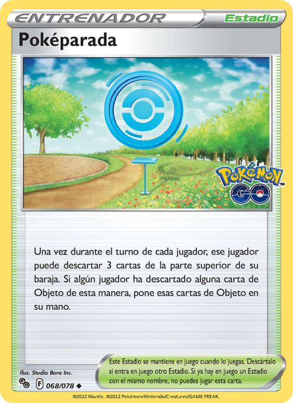 Poképarada 068 — Pokémon GO (Spanish Pokémon TCG card)