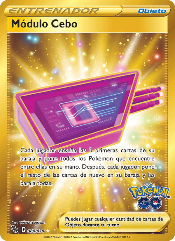 Módulo Cebo 088 — Pokémon GO (Spanish Pokémon TCG card)