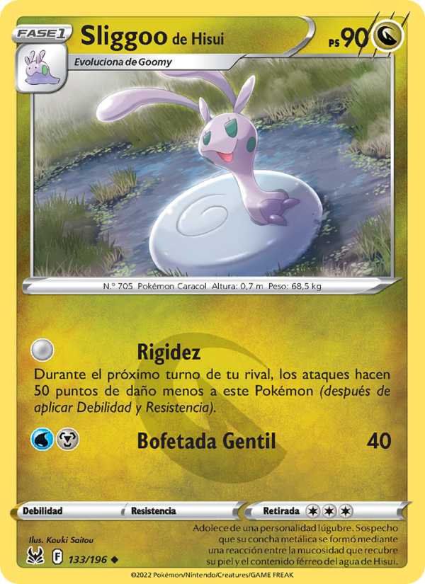 Sliggoo de Hisui 133 — Lost Origin (Spanish Pokémon TCG card)