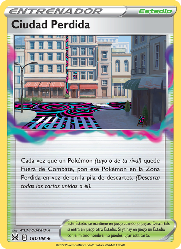 Ciudad Perdida 161 — Lost Origin (Spanish Pokémon TCG card)