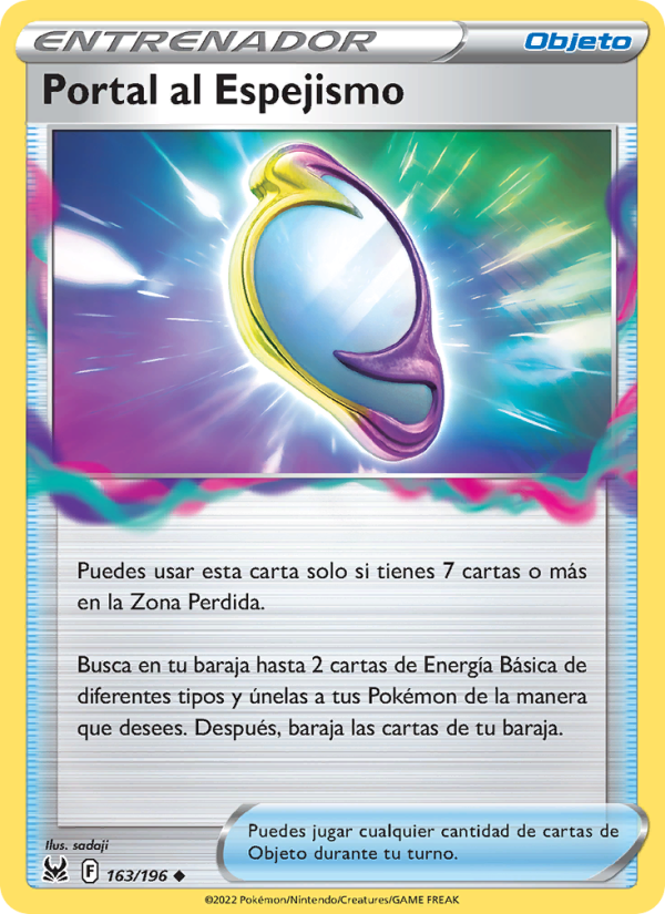 Portal al Espejismo 163 — Lost Origin (Spanish Pokémon TCG card)
