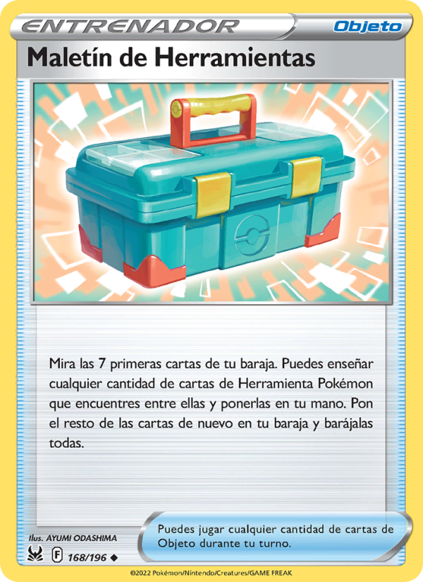 Maletín de Herramientas 168 — Lost Origin (Spanish Pokémon TCG card)
