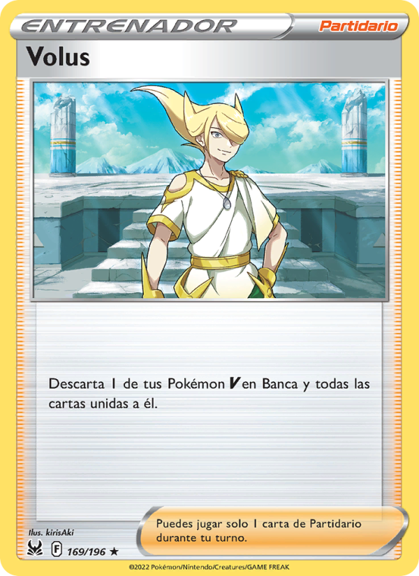 Volus 169 — Lost Origin (Spanish Pokémon TCG card)