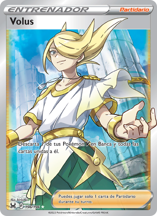 Volus 196 — Lost Origin (Spanish Pokémon TCG card)