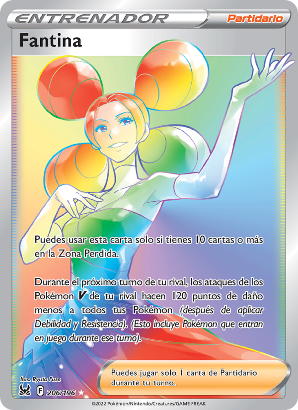 Fantina 206 — Lost Origin (Spanish Pokémon TCG card)