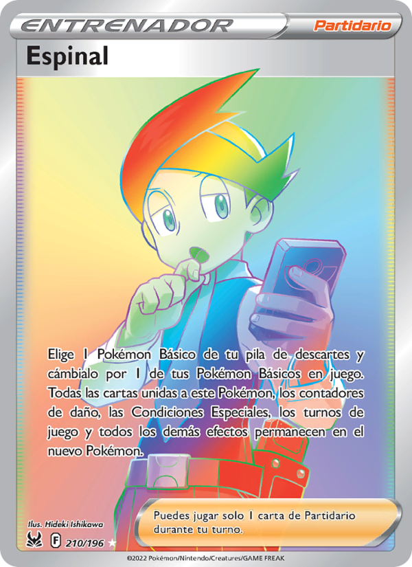 Espinal 210 — Lost Origin (Spanish Pokémon TCG card)