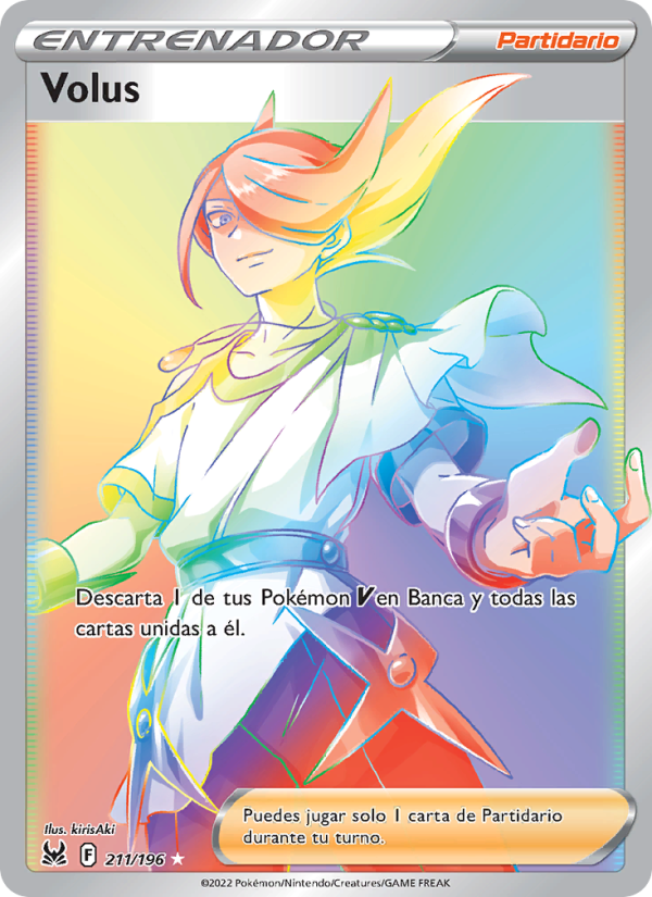 Volus 211 — Lost Origin (Spanish Pokémon TCG card)
