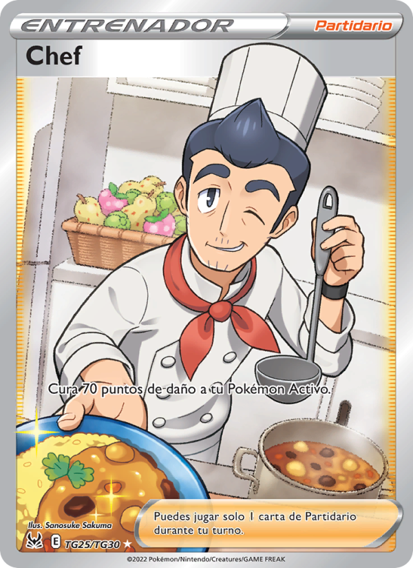 Chef TG25 — Lost Origin (Spanish Pokémon TCG card)