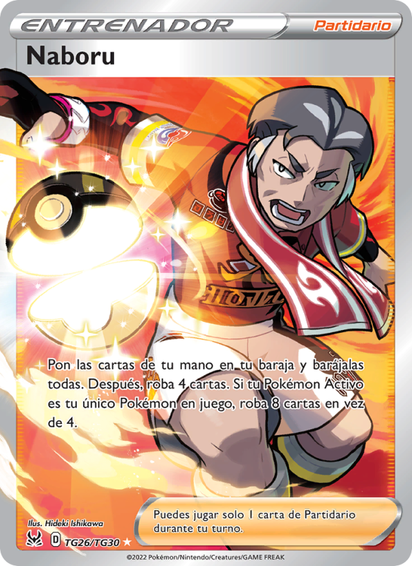 Naboru TG26 — Lost Origin (Spanish Pokémon TCG card)
