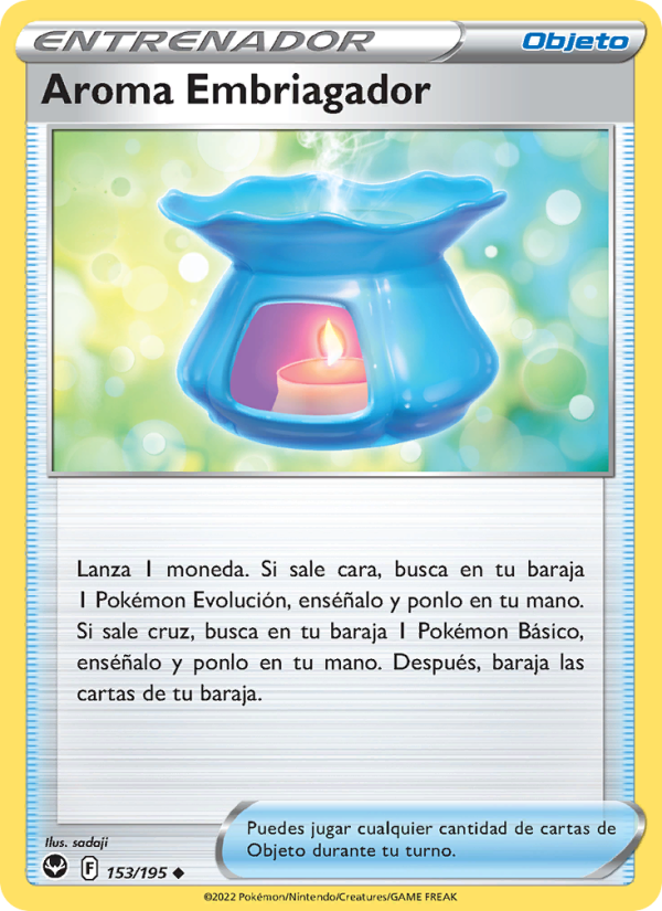 Aroma Embriagador 153 — Silver Tempest (Spanish Pokémon TCG card)