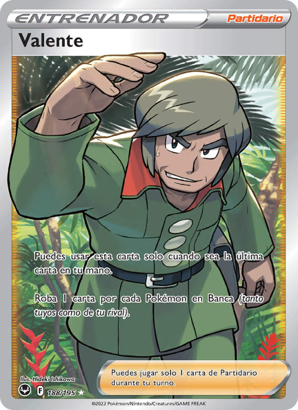 Valente 188 — Silver Tempest (Spanish Pokémon TCG card)