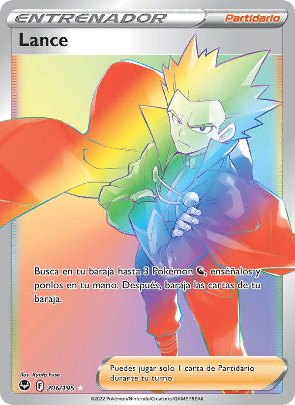 Lance 206 — Silver Tempest (Spanish Pokémon TCG card)
