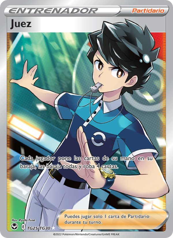 Juez TG25 — Silver Tempest (Spanish Pokémon TCG card)