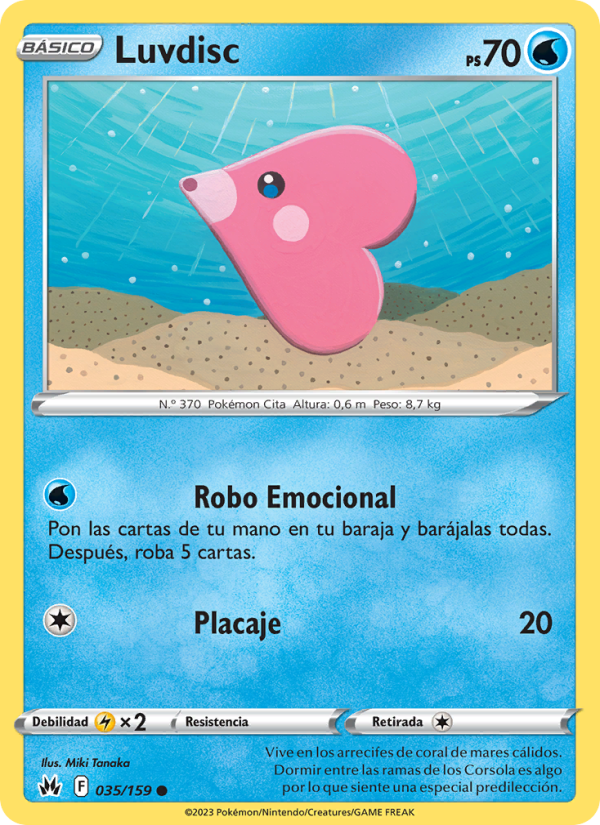 Luvdisc 035 — Zenit der Könige (Spanish Pokémon TCG card)