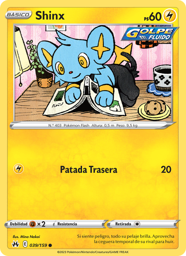 Shinx 039 — Zenit der Könige (Spanish Pokémon TCG card)