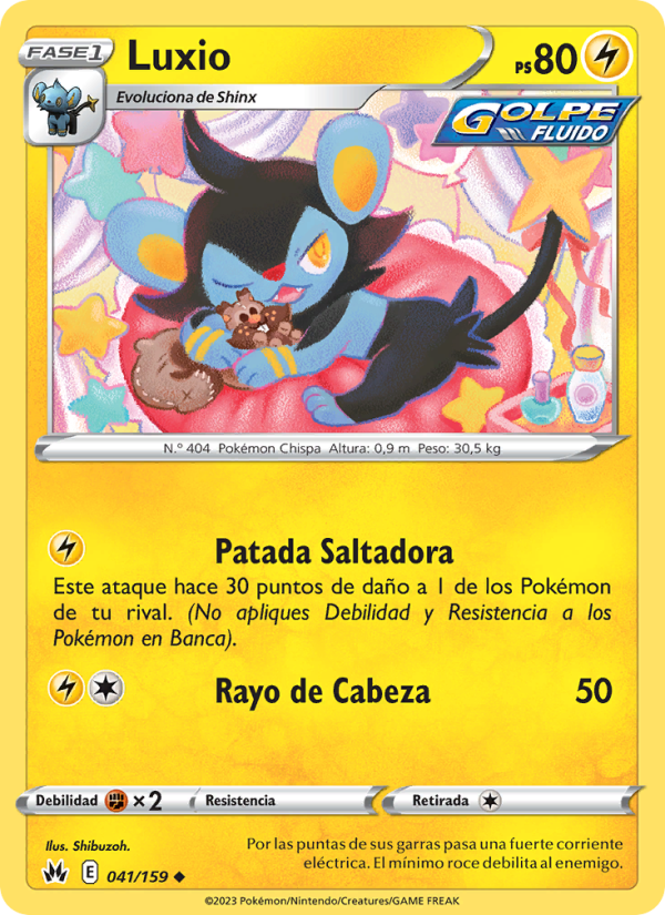 Luxio 041 — Zenit der Könige (Spanish Pokémon TCG card)