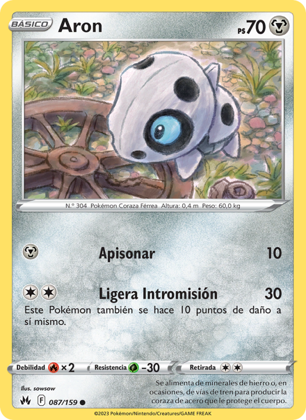 Aron 087 — Zenit der Könige (Spanish Pokémon TCG card)