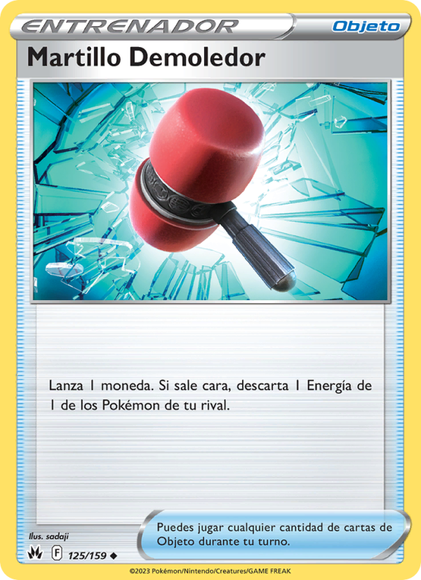 Martillo Demoledor 125 — Zenit der Könige (Spanish Pokémon TCG card)