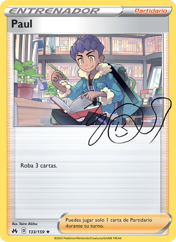 Paul 133 — Zenit der Könige (Spanish Pokémon TCG card)