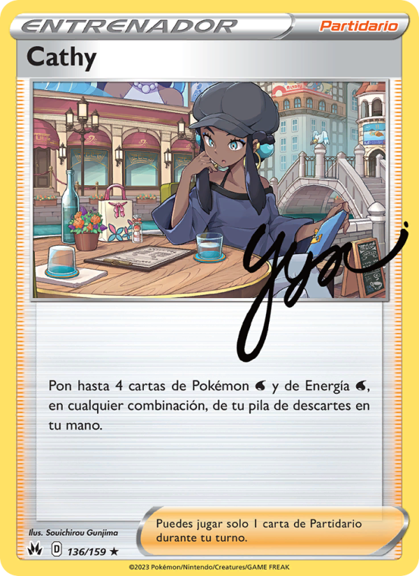 Cathy 136 — Zenit der Könige (Spanish Pokémon TCG card)