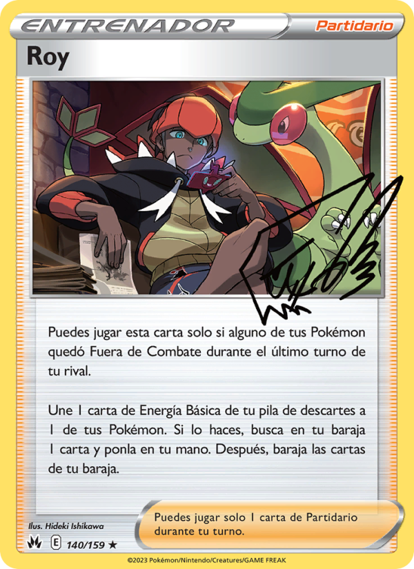 Roy 140 — Zenit der Könige (Spanish Pokémon TCG card)