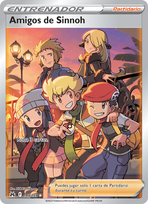 Amigos de Sinnoh 149 — Zenit der Könige (Spanish Pokémon TCG card)