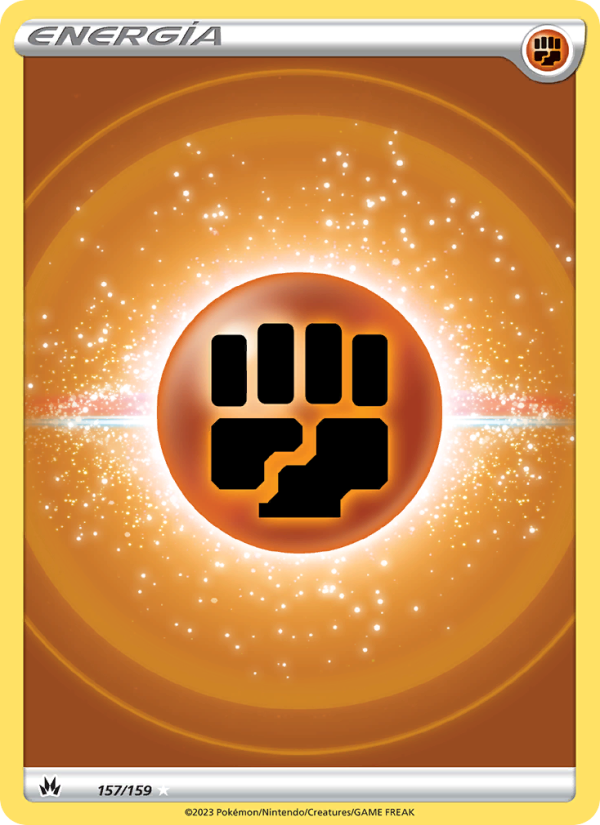 Energía Lucha 157 — Zenit der Könige (Spanish Pokémon TCG card)