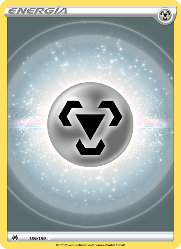 Energía Metálica 159 — Zenit der Könige (Spanish Pokémon TCG card)