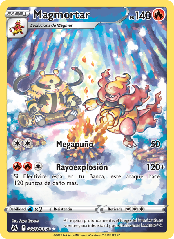 Magmortar GG03 — Zenit der Könige (Spanish Pokémon TCG card)