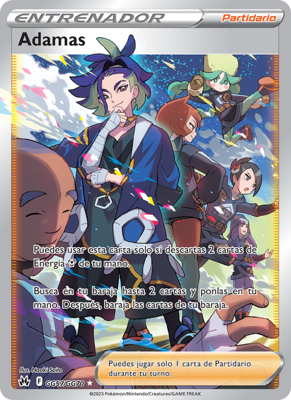 Adamas GG57 — Zenit der Könige (Spanish Pokémon TCG card)