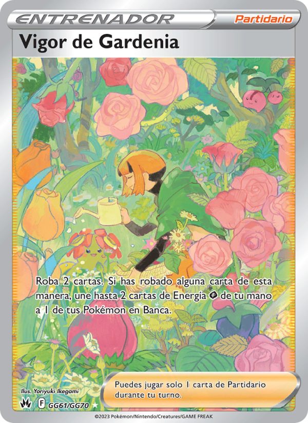 Vigor de Gardenia GG61 — Zenit der Könige (Spanish Pokémon TCG card)
