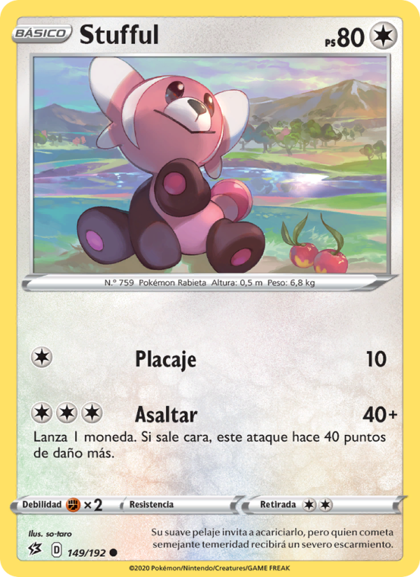 Stufful 149 — Rebel Clash (Spanish Pokémon TCG card)