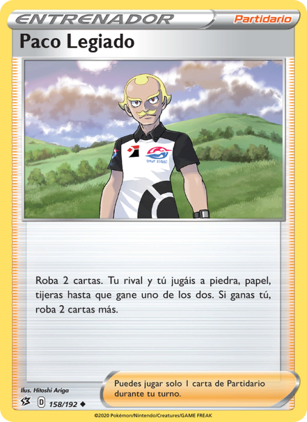 Paco Legiado 158 — Rebel Clash (Spanish Pokémon TCG card)