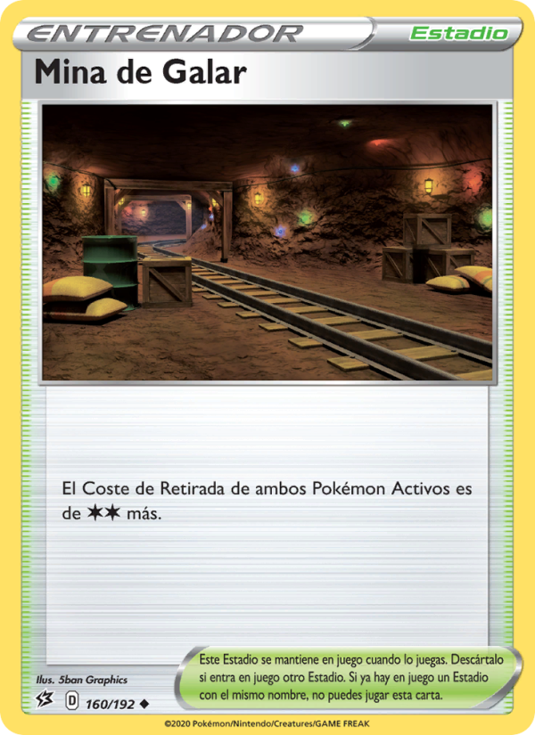 Mina de Galar 160 — Rebel Clash (Spanish Pokémon TCG card)