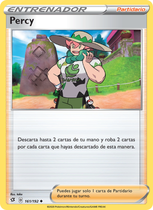Percy 161 — Rebel Clash (Spanish Pokémon TCG card)