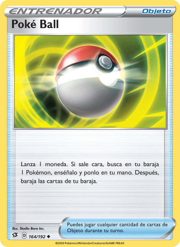 Poké Ball 164 — Rebel Clash (Spanish Pokémon TCG card)