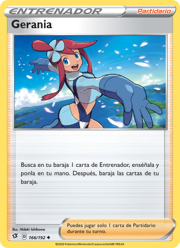 Gerania 166 — Rebel Clash (Spanish Pokémon TCG card)