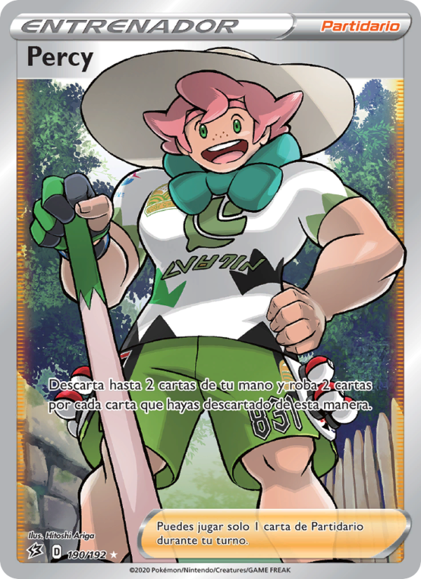 Percy 190 — Rebel Clash (Spanish Pokémon TCG card)
