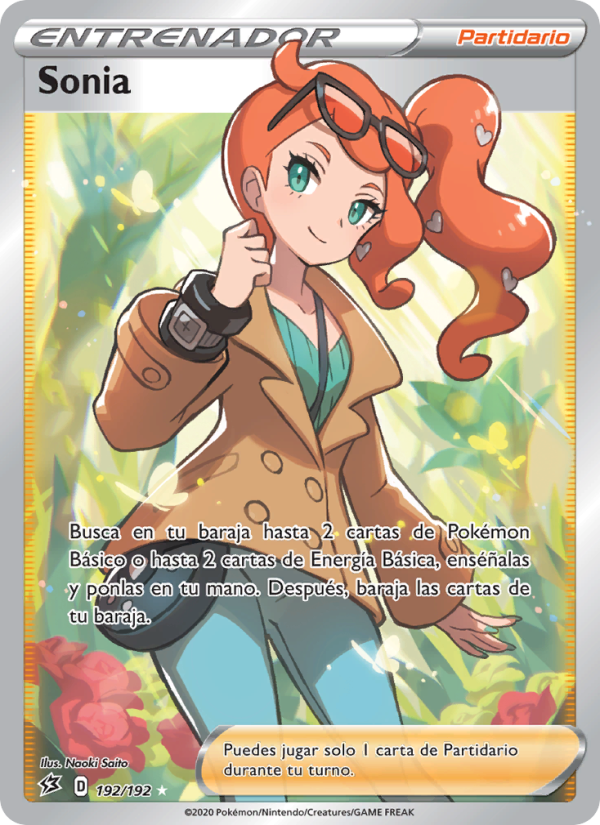 Sonia 192 — Rebel Clash (Spanish Pokémon TCG card)
