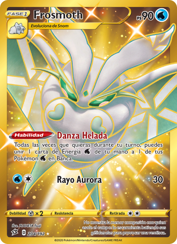 Frosmoth 204 — Rebel Clash (Spanish Pokémon TCG card)