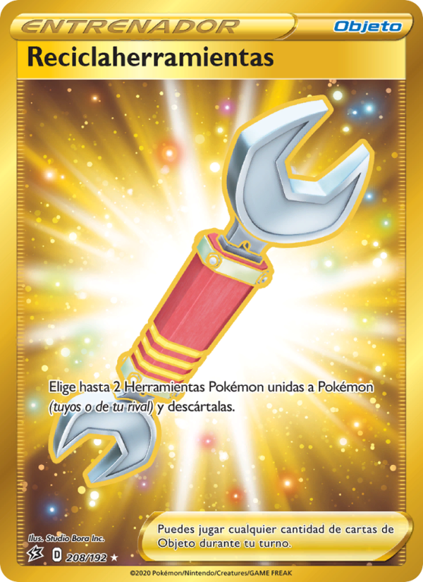 Reciclaherramientas 208 — Rebel Clash (Spanish Pokémon TCG card)