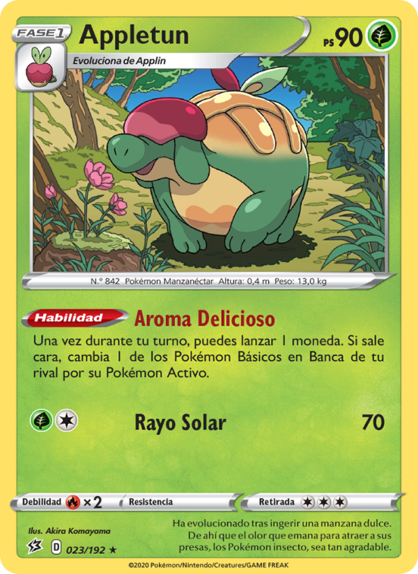 Appletun 23 — Rebel Clash (Spanish Pokémon TCG card)