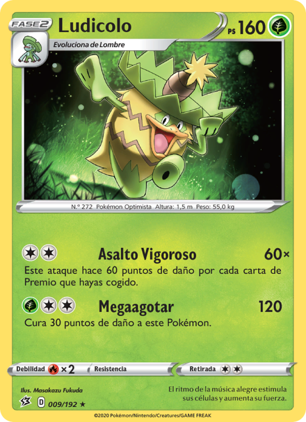 Ludicolo 9 — Rebel Clash (Spanish Pokémon TCG card)