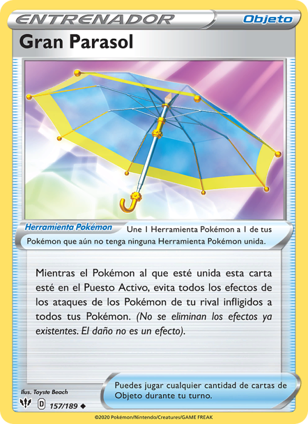 Gran Parasol 157 — Darkness Ablaze (Spanish Pokémon TCG card)
