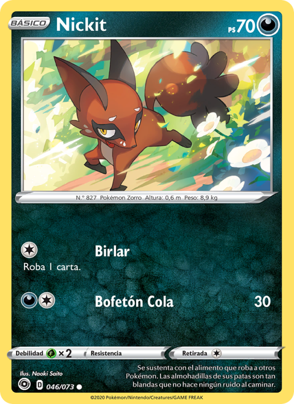 Nickit 46 — Weg des Champs (Spanish Pokémon TCG card)