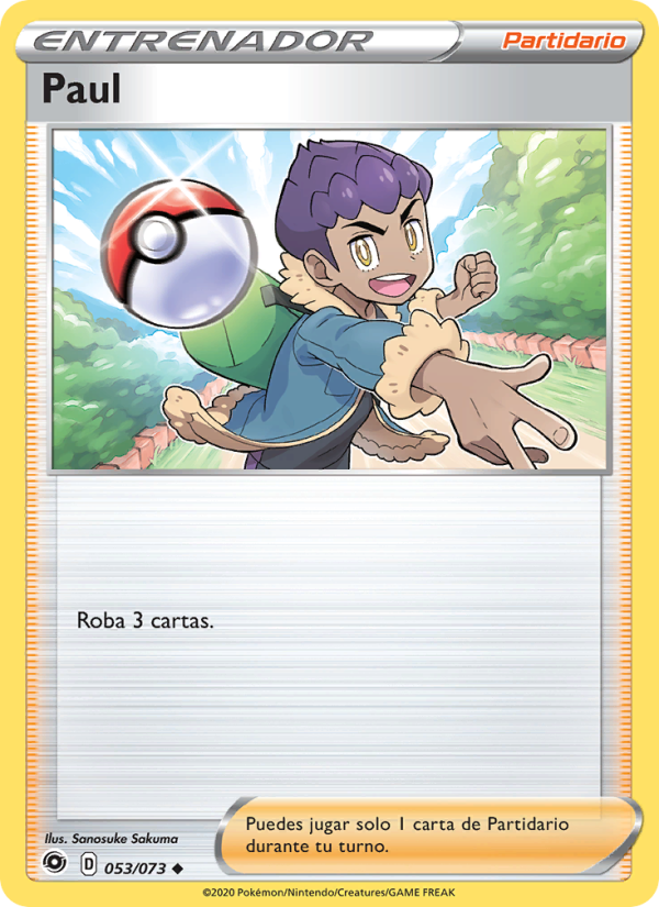 Paul 53 — Weg des Champs (Spanish Pokémon TCG card)