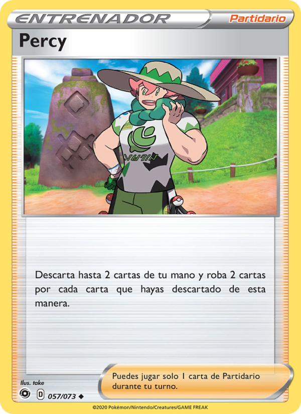 Percy 57 — Weg des Champs (Spanish Pokémon TCG card)