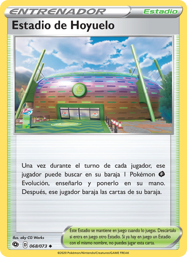 Estadio de Hoyuelo 68 — Weg des Champs (Spanish Pokémon TCG card)