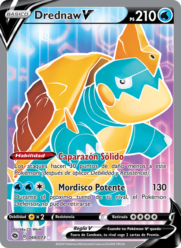 Drednaw V 69 — Weg des Champs (Spanish Pokémon TCG card)
