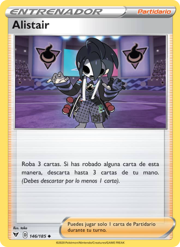 Alistair 146 — Vivid Voltage (Spanish Pokémon TCG card)